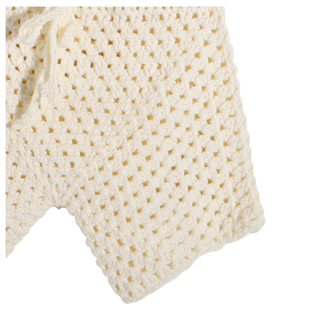 Handmade Trico Knitted Women Top & Shorts